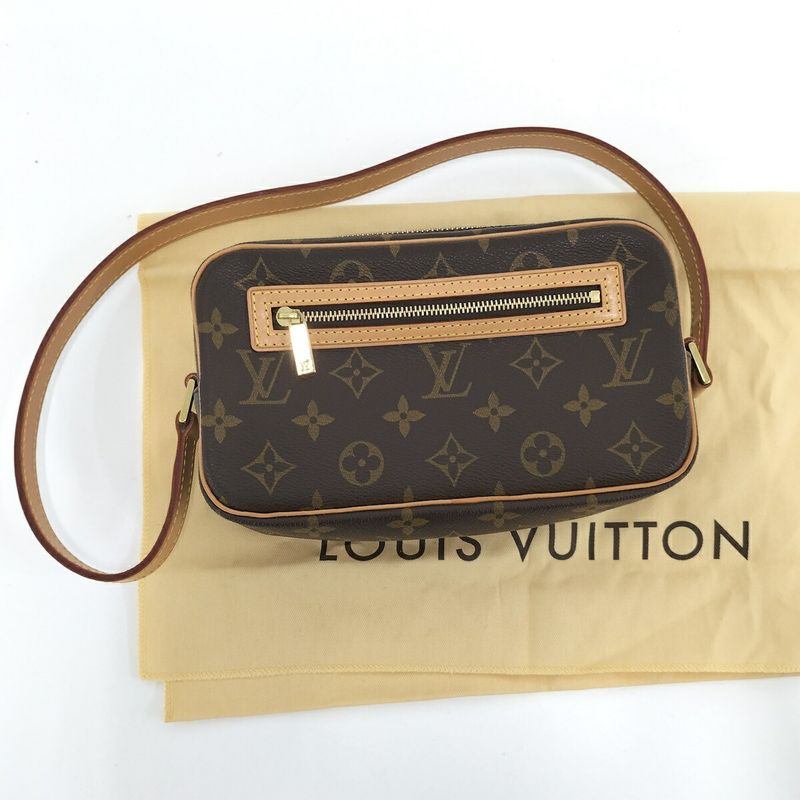 Louis Vuitton Shoulder Bag Pochette Shite Monogram M51183