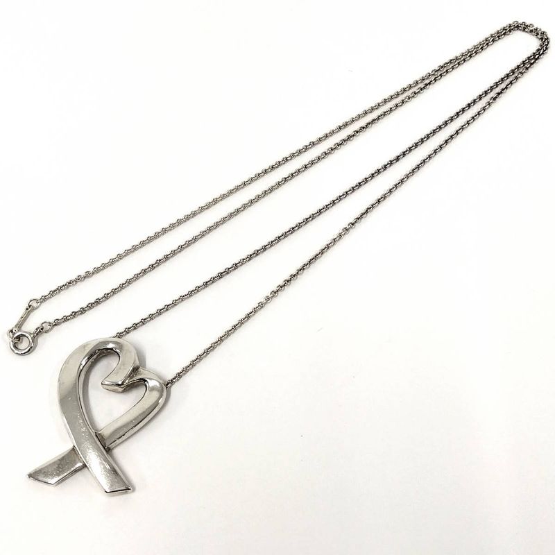 Tiffany & Co Loving Heart Pendant Necklace Sv925 Silver