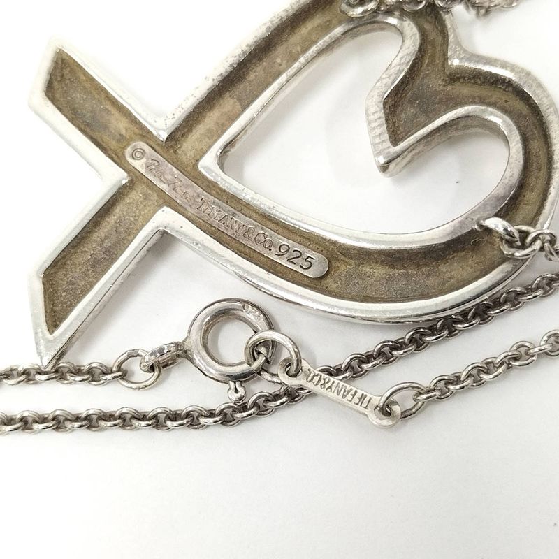 Tiffany & Co Loving Heart Pendant Necklace Sv925 Silver
