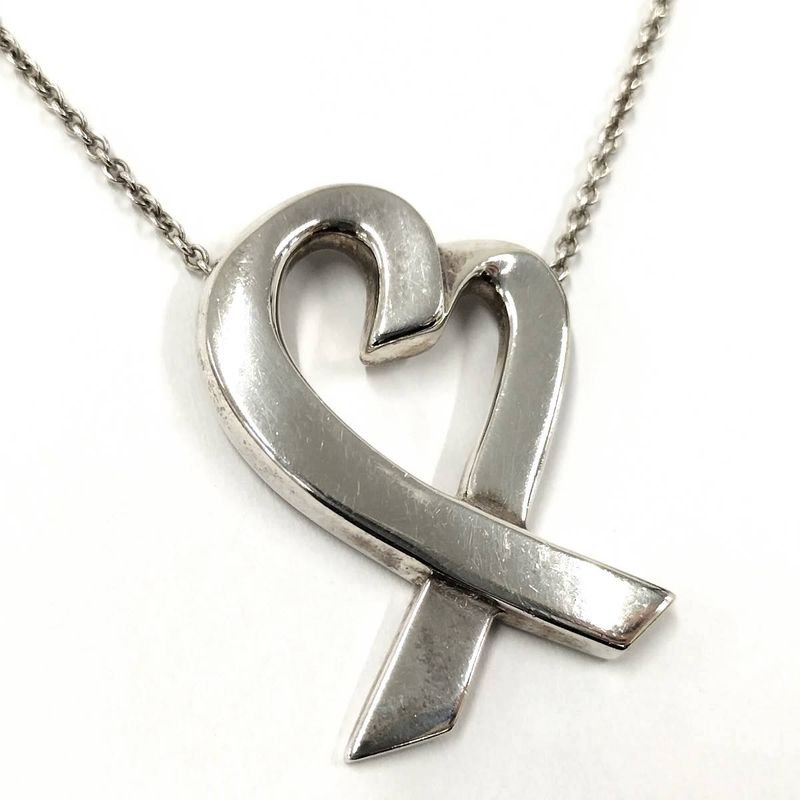 Tiffany & Co Loving Heart Pendant Necklace Sv925 Silver