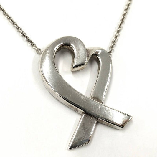 Tiffany & Co Loving Heart Pendant Necklace Sv925 Silver
