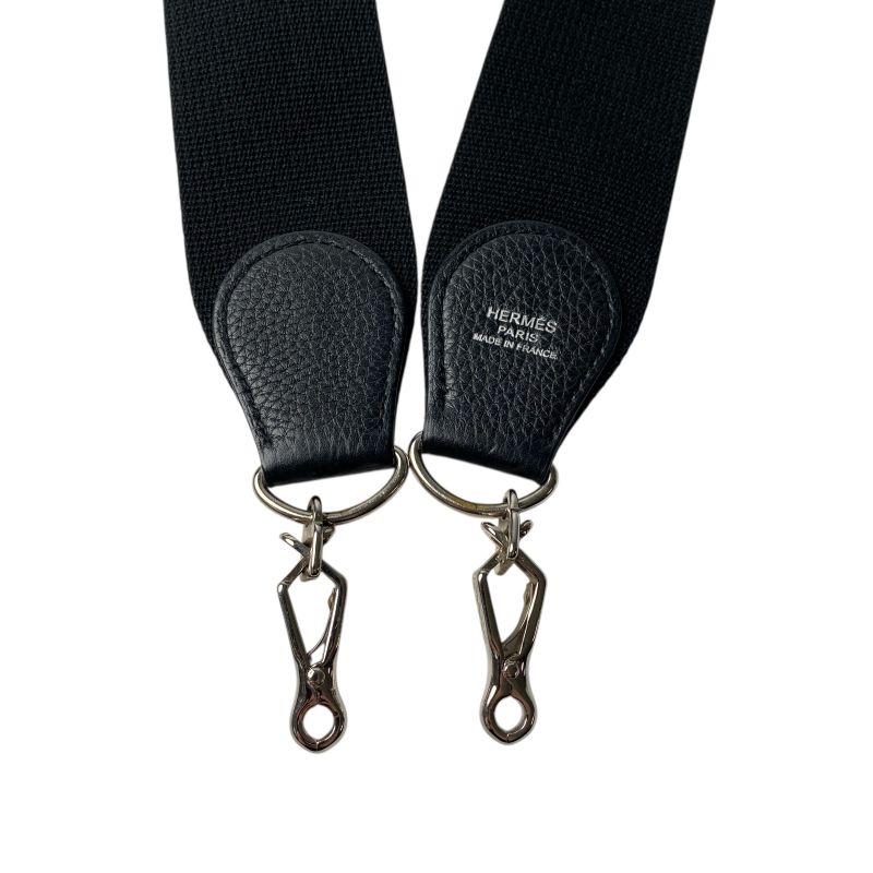 Hermes Women's Evelyn Shoulder Strap Canvas Silver Hardware