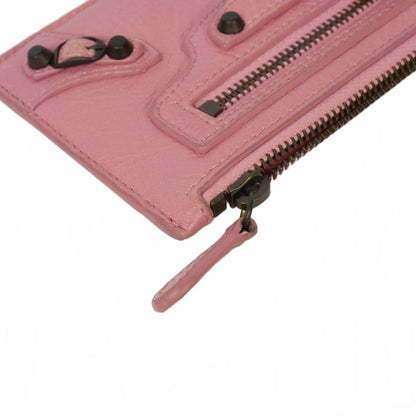 Balenciaga Le City Long Coin Case Card Case Card Holder Pink 810607