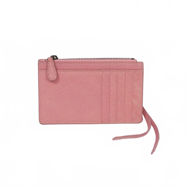 Balenciaga Le City Long Coin Case Card Case Card Holder Pink 810607
