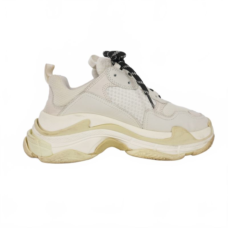 Balenciaga Triple S Triple S Low Cut Sneakers 24.5cm (9.65in) White 524036