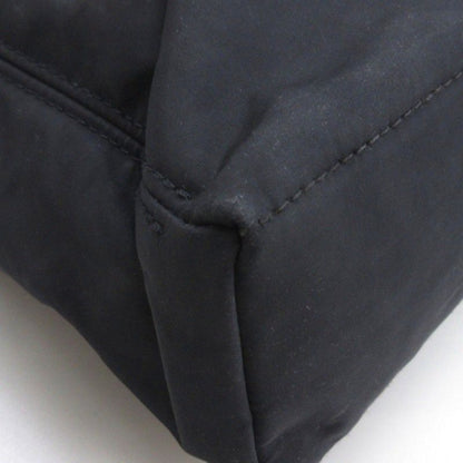 Hermes Acapulco MM Nylon Shoulder Bag Toile Chevron Black