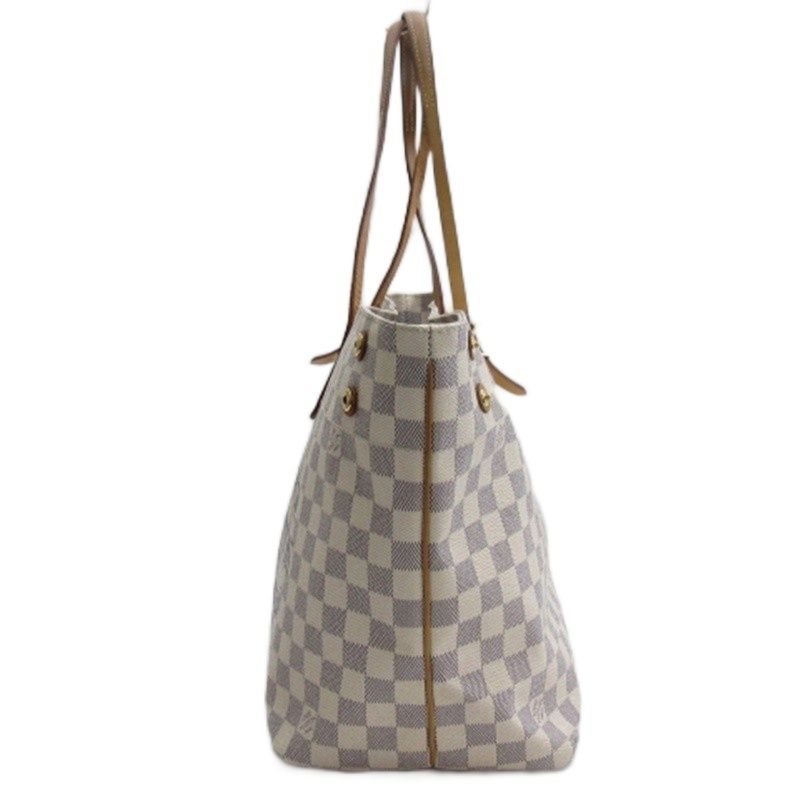 Louis Vuitton Damier Azure Cabas MM Tote Bag N41375 Ivory