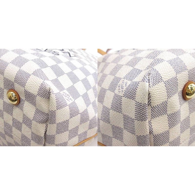 Louis Vuitton Damier Azure Cabas MM Tote Bag N41375 Ivory