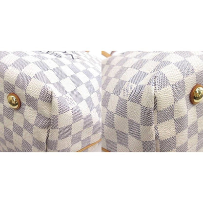 Louis Vuitton Damier Azure Cabas MM Tote Bag N41375 Ivory