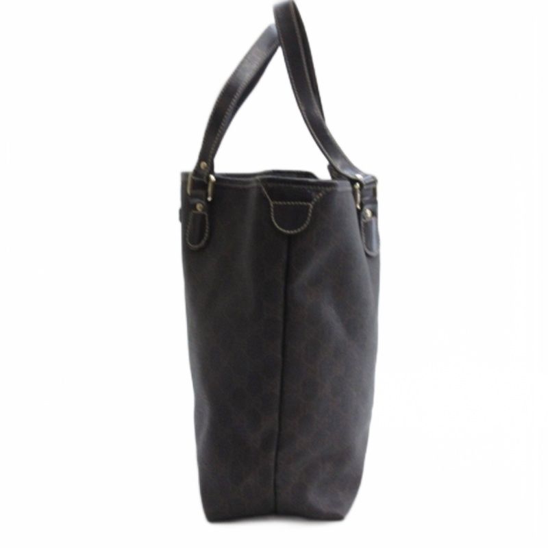 Gucci GG Supreme Tote Bag Hand 189896 Dark Brown