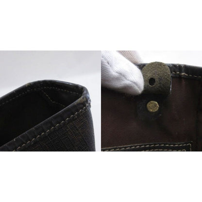 Gucci GG Supreme Tote Bag Hand 189896 Dark Brown