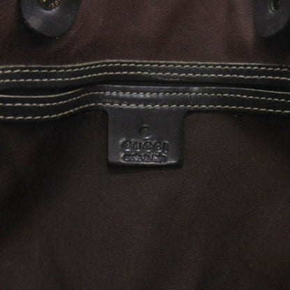 Gucci GG Supreme Tote Bag Hand 189896 Dark Brown