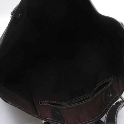 Gucci GG Supreme Tote Bag Hand 189896 Dark Brown