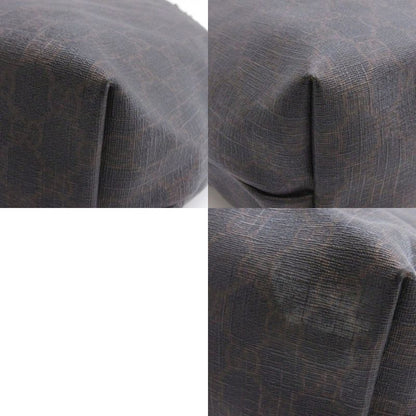 Gucci GG Supreme Tote Bag Hand 189896 Dark Brown