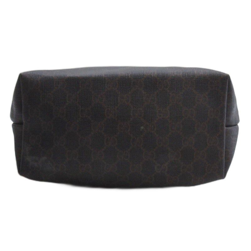 Gucci GG Supreme Tote Bag Hand 189896 Dark Brown