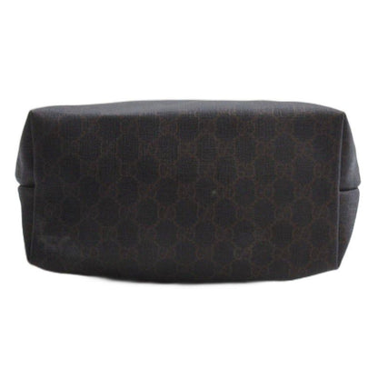 Gucci GG Supreme Tote Bag Hand 189896 Dark Brown
