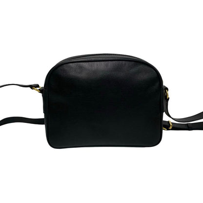 Celine Vintage Circle Logo Hardware Leather Mini Shoulder Bag