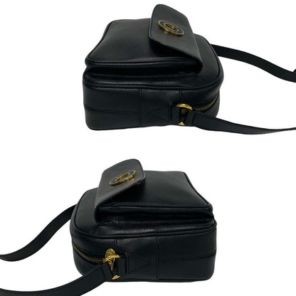 Celine Vintage Circle Logo Hardware Leather Mini Shoulder Bag