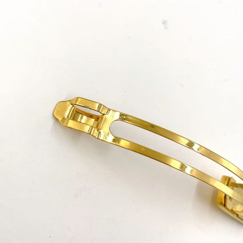 Chanel Logo Hair Clip GP Gold Barrette