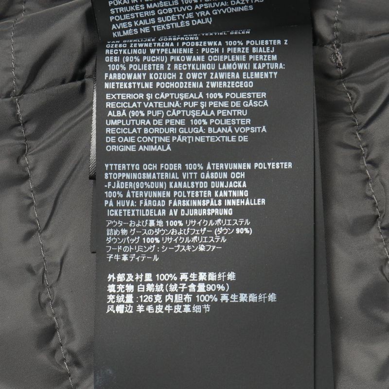 Prada Down Jacket Gray Other