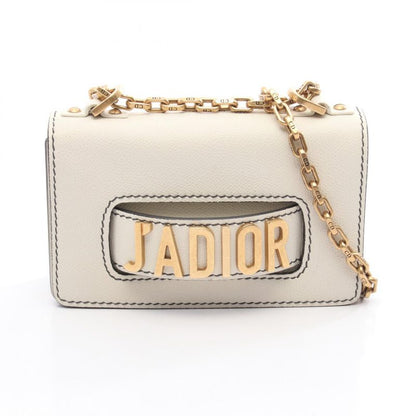 Dior Shoulder Bag J'adior M9002cvwu Off White Leather J'adior Chain Shoulder