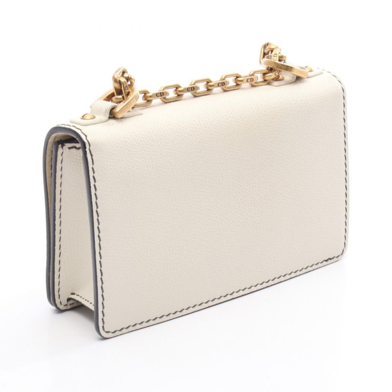 Dior Shoulder Bag J'adior M9002cvwu Off White Leather J'adior Chain Shoulder