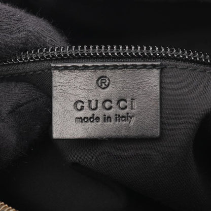 Gucci Shoulder Bag Diamante Black Leather