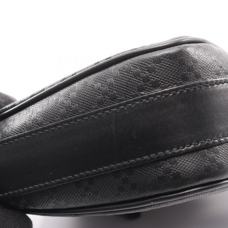 Gucci Shoulder Bag Diamante Black Leather