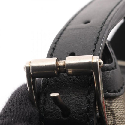 Gucci Shoulder Bag Web GG Supreme Messenger Sherry 387111 Beige Black PVC