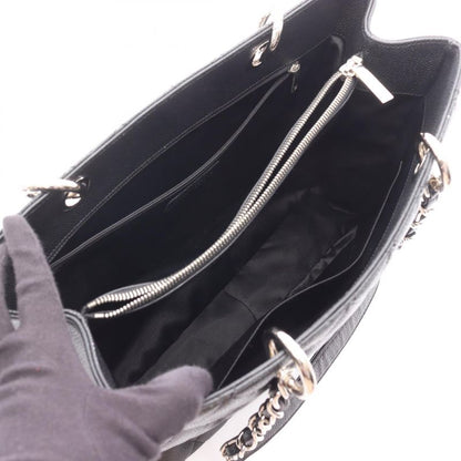 Chanel Tote Bag Matelasse Grand Shopping GST Black Caviar Skin (grained Calf)