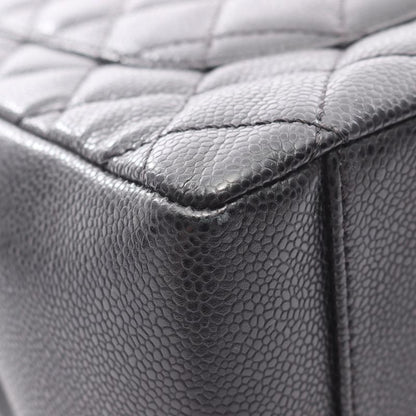 Chanel Tote Bag Matelasse Grand Shopping GST Black Caviar Skin (grained Calf)