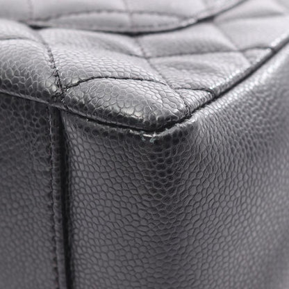 Chanel Tote Bag Matelasse Grand Shopping GST Black Caviar Skin (grained Calf)