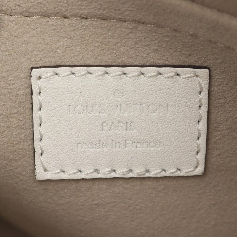 Louis Vuitton Handbag Speedy Bandouliere 20 Monogram M11276 White Leather