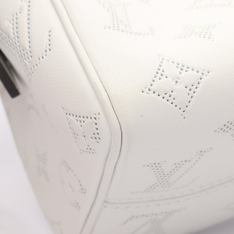Louis Vuitton Handbag Speedy Bandouliere 20 Monogram M11276 White Leather