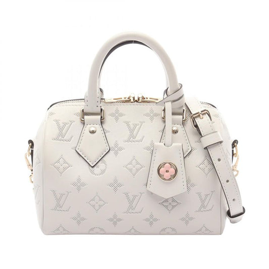 Louis Vuitton Handbag Speedy Bandouliere 20 Monogram M11276 White Leather
