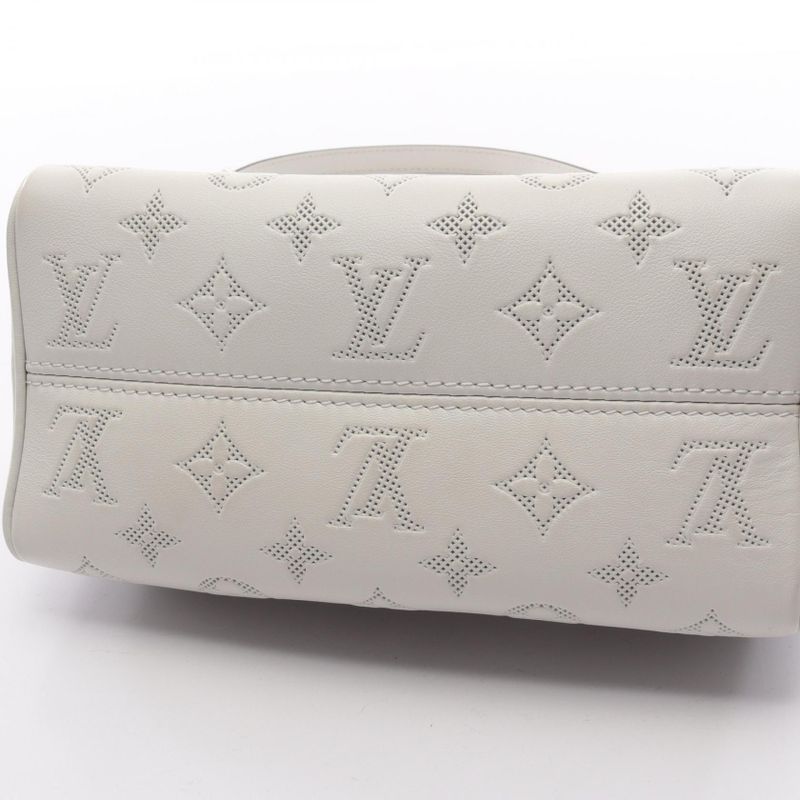 Louis Vuitton Handbag Speedy Bandouliere 20 Monogram M11276 White Leather
