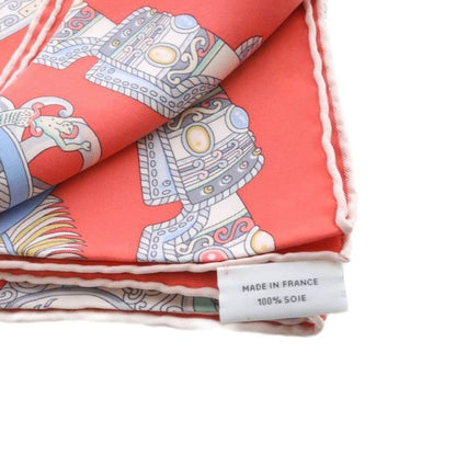 Hermes Carre90 Sous Le Gide De Mars God Of War Mars Scarf Pink