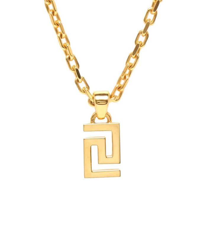 Versace Necklace Greca Men's Versace