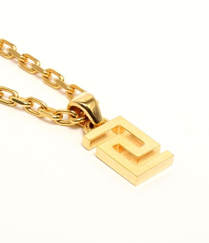 Versace Necklace Greca Men's Versace