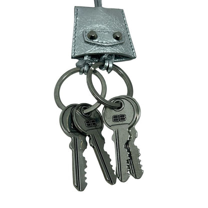 Balenciaga Key Holder (Charm) le City Charm Silver Key Leather