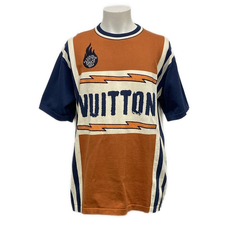 Louis Vuitton Short Sleeve Cut and Sewn Size L Men's - Rw241m Dfv Hqn21w Brown