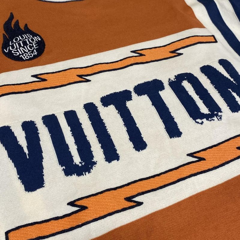 Louis Vuitton Short Sleeve Cut and Sewn Size L Men's - Rw241m Dfv Hqn21w Brown