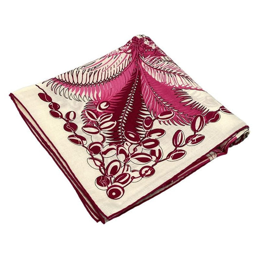 Hermes Shawl Carre 140 Carre Jean Ivory X Pink X Black Mythiques Phoenix Myth