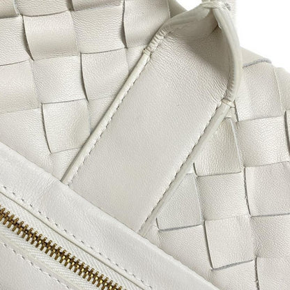 Bottega Veneta Tote Bag Intrecciato White Leather