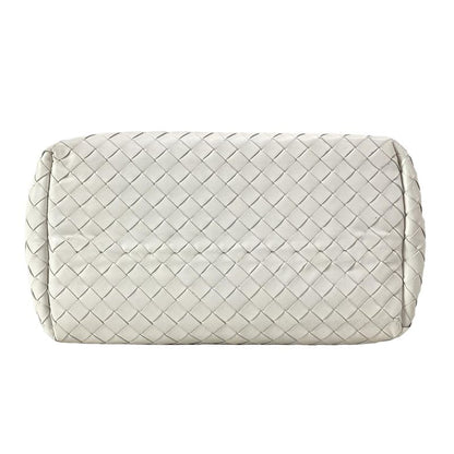 Bottega Veneta Tote Bag Intrecciato White Leather