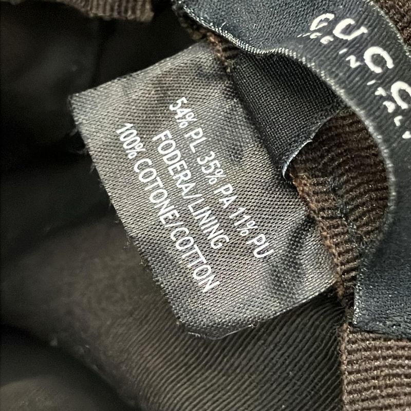 Gucci Hat L Beige X Dark Brown X Multi GG Pattern Sherry (Web) L Size Cotton