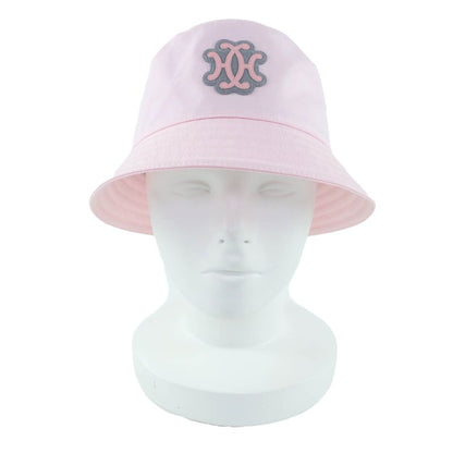 Hermes Hat Harper Ex Libris Cotton 100% Rose Darling H Lift Motif Bucket Hat 59 Made in Italy