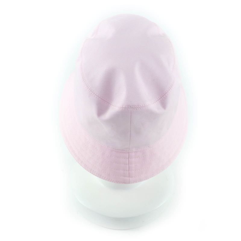 Hermes Hat Harper Ex Libris Cotton 100% Rose Darling H Lift Motif Bucket Hat 59 Made in Italy