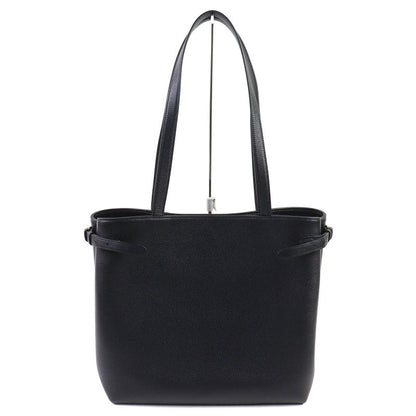 Celine 11685 Cabas Anais Triomphe Medium Leather Tote Bag Shoulder Black Made in Italy Women