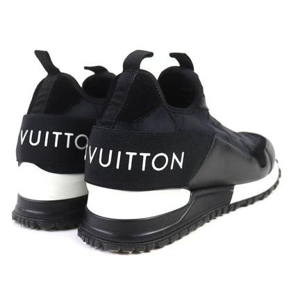 △louis Vuitton Run Away Line Leather LV Logo Monogram Fabric Leather Sneakers